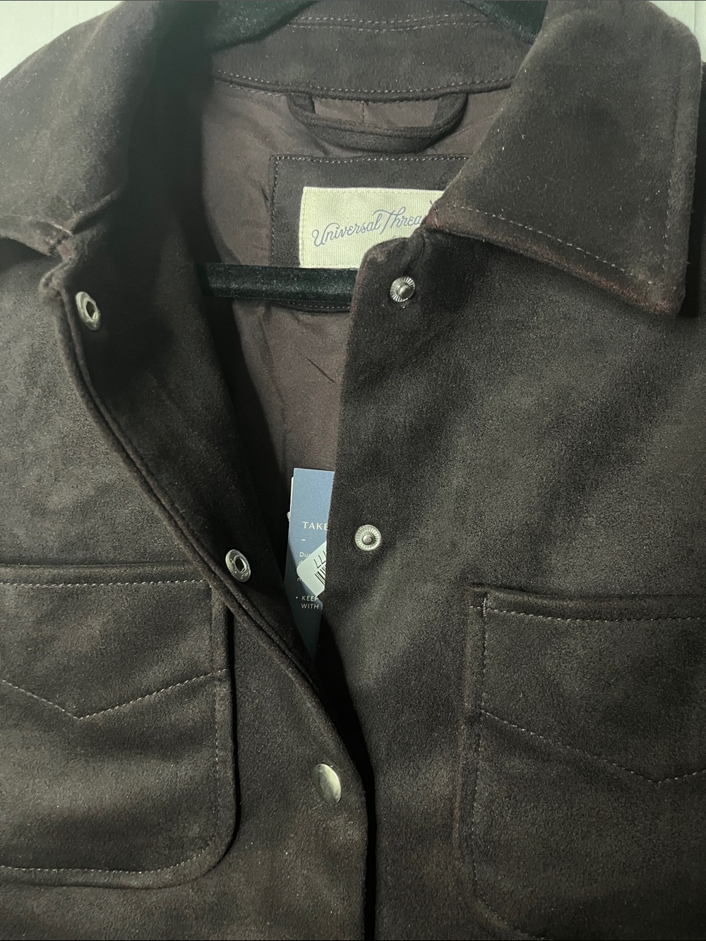 Universal Thread Faux Suede Jacket - Picture 3 of 7